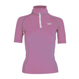 Woof Wear Short Sleeve Performance Riding Shirt - Lilac