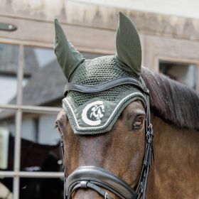 Kentucky Horsewear Fly Veil Wellington 3D Logo Rope - Pine Green