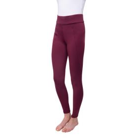 Hy Equestrian Children's Melton Riding Tights - Fig -  HY