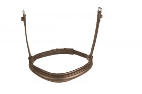 Collegiate Mono Crown Cavesson Noseband Brown