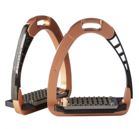 Acavallo Arena Alupro Safety Stirrups Rose Gold