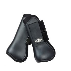 Saxon Open Front Tendon Boots - Black - Saxon