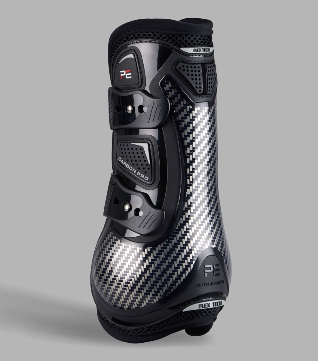 Premier Equine Carbon Pro Tendon Boots - Black - Premier Equine