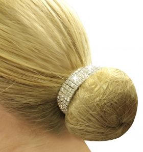 Equetech Crystal Bun Ring Scrunchie