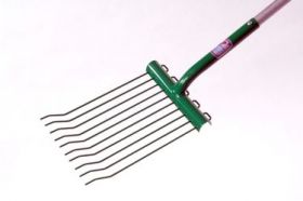 Fyna-lite Skip & Scoop Rake & Collector  Green