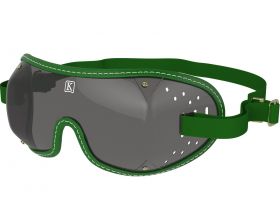 Kroops Racing Goggles - Smoked Lens  Green