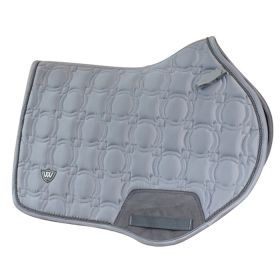 Woof Wear Vision Close Contact Saddle Pad - Brushed Steel - Woof Wear