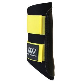 Woof Wear Club Brushing Boot - Black Yellow  - Woof Wear