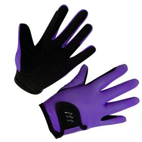 Woof Wear Young Riders Pro Glove - Ultra Violet -  Woof Wear