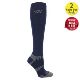 Woof Wear Waffle Knit Bamboo Long Riding Socks - WW0017 Black -  Woof Wear