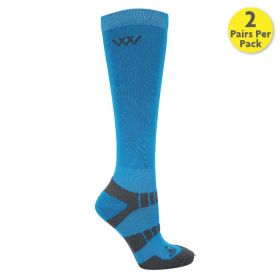 Woof Wear Young Rider Pro Sock - Turquoise