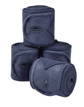 Weatherbeeta Fleece Bandages 4 Pack Blueberry Navy - WeatherBeeta