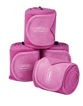 Weatherbeeta Fleece Bandages 4 Pack Red Violet - WeatherBeeta
