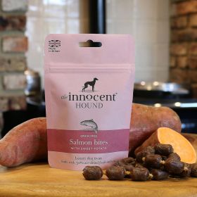 The Innocent Hound Salmon Bites with Sweet Potato Treats - 10 Treat Pack