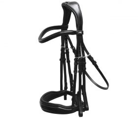 Schockemohle Anatomic Milan Double Bridle-Extra Full-Black - Schockemohle