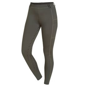 Schockemohle New Pocket Riding Tights Style-Olive-26in Ladies/EU36/UK8/PS of Sweden EU34 - Schockemohle