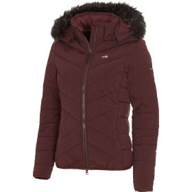 Schockemohle Vicky Ladies Quilted Jacket-Wine Deep Red-X Small -  Schockemohle