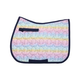 Hy Dazzling Dream Saddle Pad by Little Rider - Navy Pastel - HY