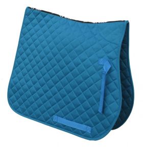 Rhinegold Cotton Quilted Saddle Cloth Turquoise