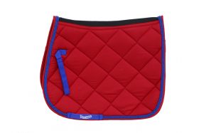 Rhinegold Carnival Ventilated Saddle Pad - Red