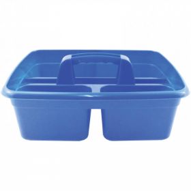 Perry 3 Compartment Tack Room Tidy Tray - Blue