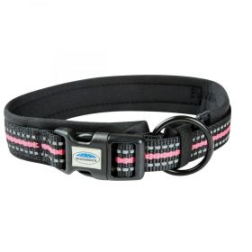 Weatherbeeta Reflective Dog Collar-Black - Pink-Extra Small -  WeatherBeeta