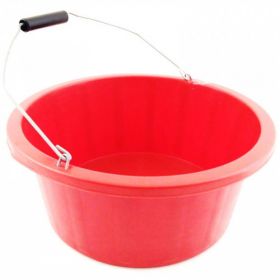Perry Premium Range Shallow Feeder Buckets - Red