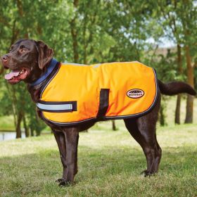 Weatherbeeta Reflective Parka 300d Dog Coat -Orange-25cm Clearance - WeatherBeeta