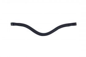 Collegiate Curved Raised Browband  Black