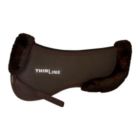 ThinLine Trifecta Half Pad With Sheepskin Rolls New version - Brown