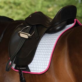 Weatherbeeta Reflective Prime Dressage Saddle Pad - Pink - WeatherBeeta