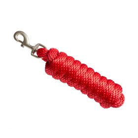 Bitz Deluxe Heavy Duty Lead Rope with Trigger Clip - Red