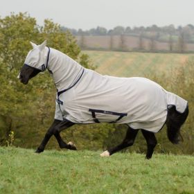 Bucas Freedom Fly Sheet Full Neck Pony Sizes 3'6 to 5'3 Silver -  Bucas