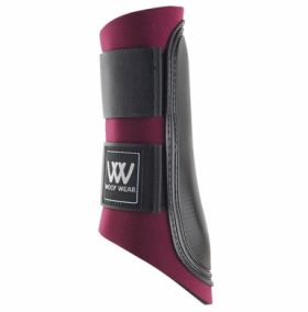 Woof Wear Club Brushing Boot - WB0003 Burgundy - Black