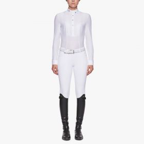 Cavalleria Toscana Women's Technical Long Sleeved Shirt - White