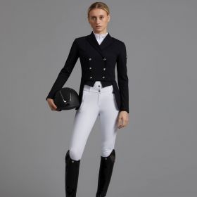 Premier Equine Capriole Ladies Short Tail Dressage Jacket Black - Premier Equine