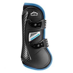 Veredus Colour Edition Carbon Gel Vento Front Tendon Boots - Black Blue