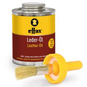 Effax Leather Oil c/w Brush 475ml