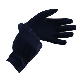 Equetech Junior Leather Show Gloves  Black -  Equetech