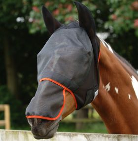 Equilibrium Field Relief Max Fly Mask Black - Equilibrium