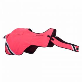 Equisafety Winter Wrap Around Exercise Rug Fluorescent Pink