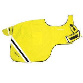 Equisafety Winter Wrap Around Exercise Rug Fluorescent Yellow