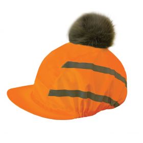 Equetech Vision Pom Hat Silk - Orange -  Equetech