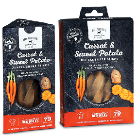 Go Native Dental Super Sticks Carrot & Sweet Potato - 150g
