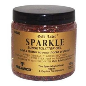 Gold Label Sparkle Glitter Gel 250ml Red
