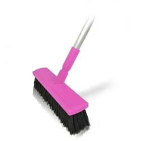 Harold Moore Stable and Yard Brush  Pink