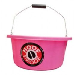 Hoof Proof Shallow Feeder/Multi Purpose Bucket 15ltr Pink