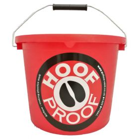 Hoof Proof Heavy Duty Multi Purpose Bucket 15ltr Red