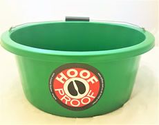 Hoof Proof Shallow Feeder/Multi Purpose Bucket 15ltr Green
