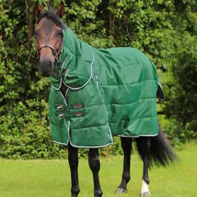 Premier Equine Hydra 200g Stable Rug with Neck Cover Green -  Premier Equine